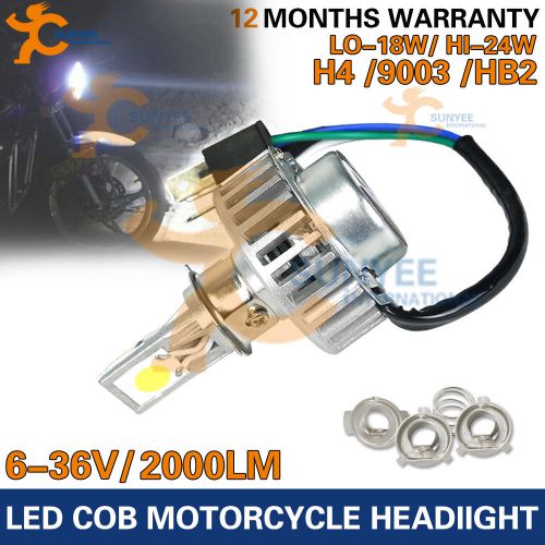Sell Hi Power H4 24W CREE COB LED Motorcycle Headlight HiLow Beam 2000