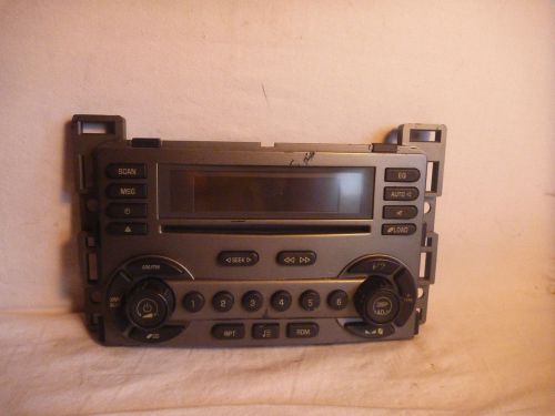 06 chevrolet equinox radio 6 cd face plate 15868183 pj694