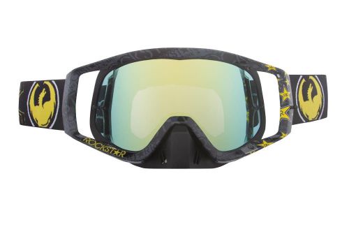 Dragon vendetta goggle rockstar black/gold w/gold ionized lens