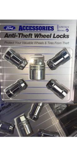 13 thru 17 fusion oem genuine ford locking lug nut kit  wheel locks exposed lugs