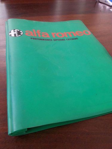 Alfa romeo performance options catalog original!