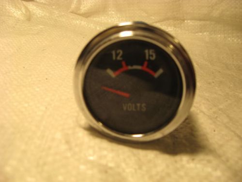 Vintage car voltmeter