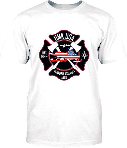 Hmk fire tee white s