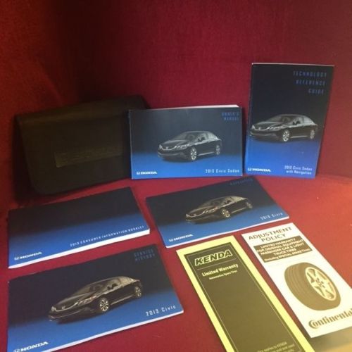 Sell 2013 Honda Civic Owners Manual with service and Navigation manual and case in Ridgeland