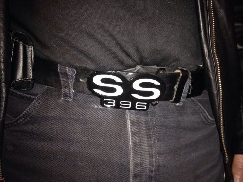 66-69 chevelle &#034;ss396&#034; emblem belt buckle