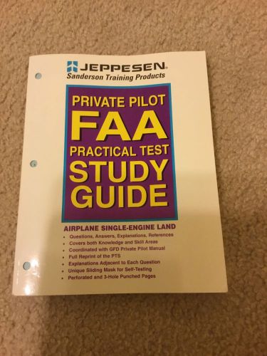 Jeppesen 1998 private pilot faa practical test study guide
