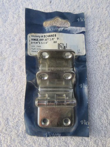 Nib victory hinge 3/8 inch offset stainless steel hardware boat sail tug ship