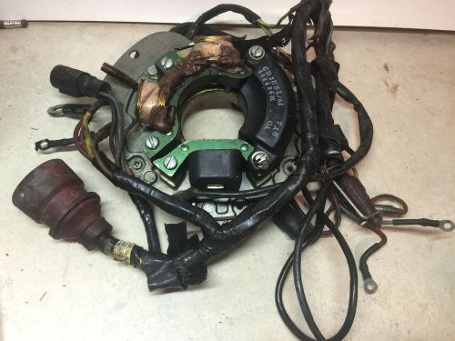 Johnson evinrude stator &amp; coil plate assy 583643 w/ wires