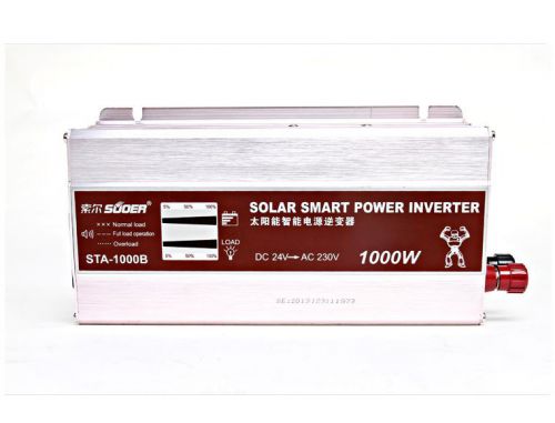 1000w car inverter power supply voltage converter  dc 24v to ac 220v