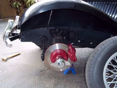 Mgtd-tf disc brake conversion kit