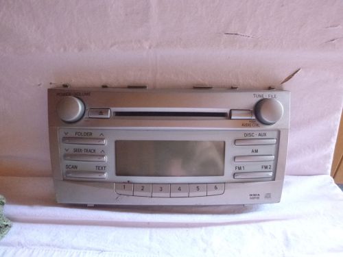 07 08 09 toyota camry radio cd mp3 face plate 86120-06181 g62178