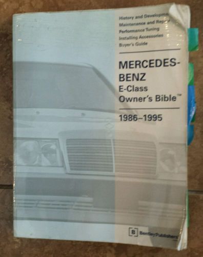 Mercedes-benz e-class w124 owners bible 1986-1995 well used,but complete &amp; cheap