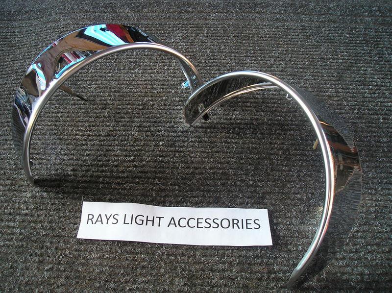 NEW PAIR OF VINTAGE STYLE FENDER VISOR EXTENSIONS !, US $24.99, image 2