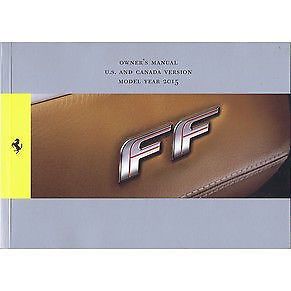 2015 ferrari ff owner's manual handbook 4801/14 ( usa &amp; canada version )