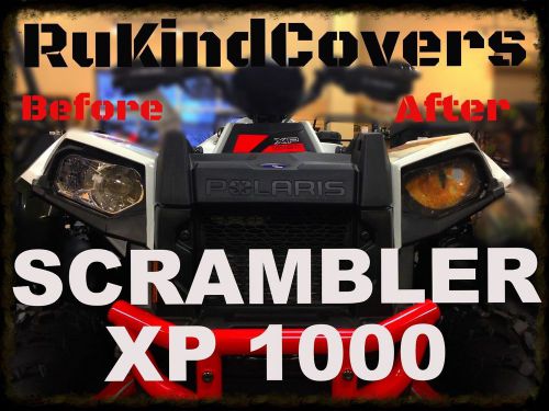 Polaris ranger rzr ace yellow eyes rukind cover's headlight covers not a copy