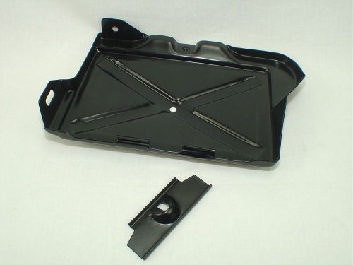 68 69 70 71 72  pontiac gto, lemans, tempest  battery tray and hold down clamp