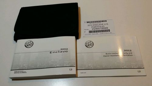 2012 buick enclave owners manual premium convenience leatherbase awd 2wd v6 3.6l