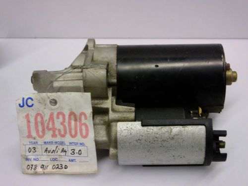 2003 audi a4 a6 allroad vw passat starter oem genuine 078911023d 078911023dx
