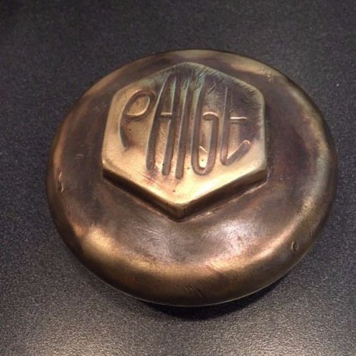 Vintage paige brass grease cap/hub cover