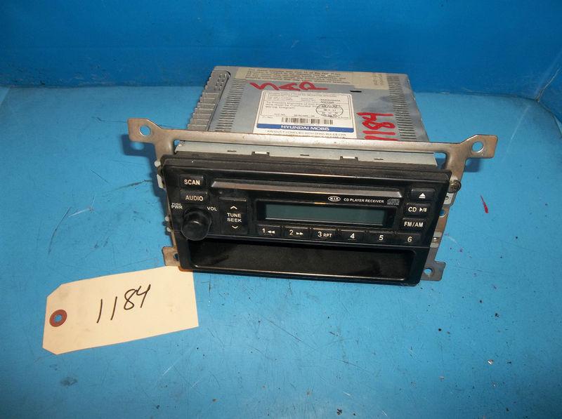 Kia sedona a/v equipment am-fm-cd player 03 04 05
