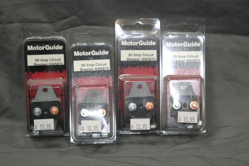 Motorguide 50 amp circuit breaker mm5870   new in box  quantity four packages