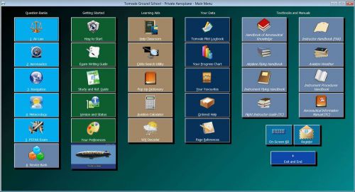 Tomvale aviation ground school pilot training software suite