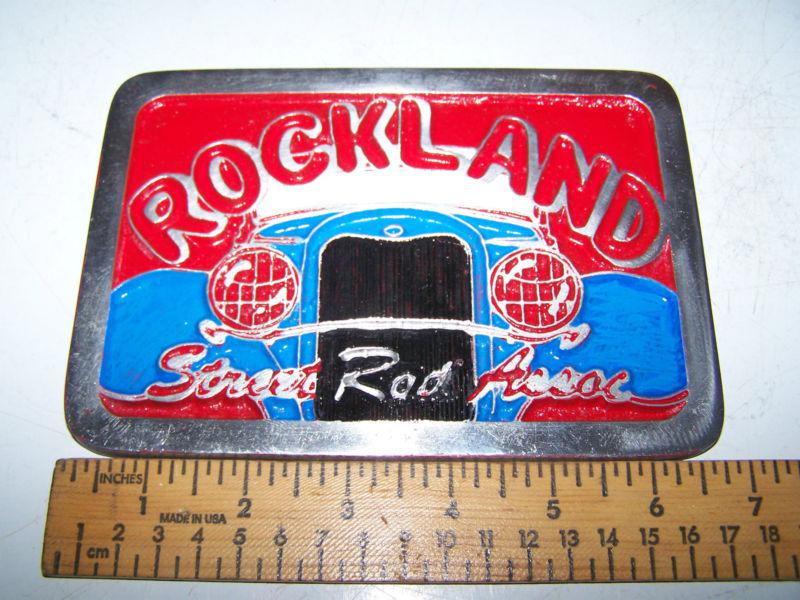 Rockland  street rod assoc.. car club plaque