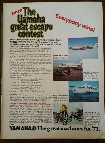 Vintage yamaha ad