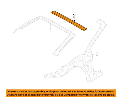 Audi oem 2016 tt quattro-windshield header 8s7817945