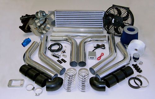 Custom race t3t4 t3 t4 turbocharger turbo boost kit jdm 450 hp fuel air power