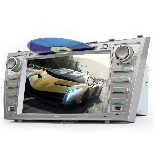 Us toyota camry 8"in dash 2din car gps nav stereo dvd player bluetooth radio rds