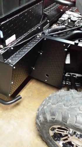 2010-2014 midsize 400-500-800 polaris ranger diamond plate mud blockers
