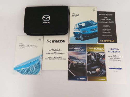 2005 mazda 3 owners manual guide book