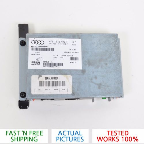 2005 - 2008 audi a6 c6 sirius xm satellite radio receiver tuner module - oem