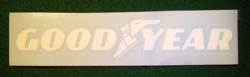 Goodyear - rear window decal - white letters  - free shipping!!!