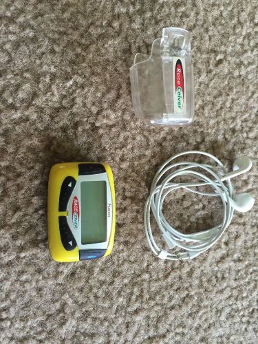 Raceceiver fusion race scanner race radio receiver with ear buds &amp; clipon case