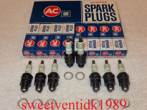 Nos ac-r44s spark plugs...‘acniter printed&#039;  plugs...ram air gto, firebird..etc.