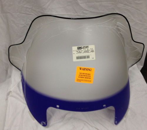 Snowmobile windshield 18" purple graphics on clear fits arctic cat 95-98
