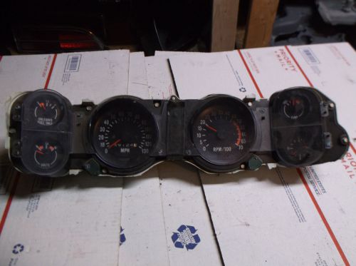 70-81 camaro z28 gauge cluster tach speedo 130 mph 7k instrument cluster