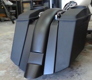 94-2008 touring stretched saddlebags and summit harley replacement fender
