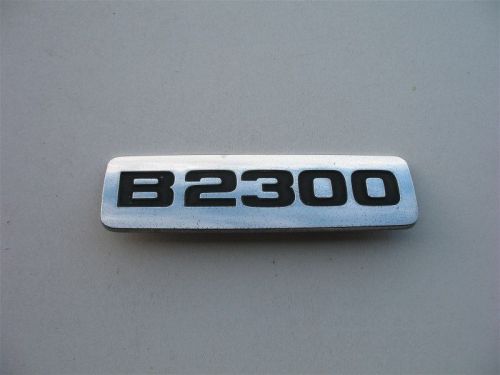 94 95 96 97 mazda b2300 chrome side fender emblem logo badge sign symbol name #4