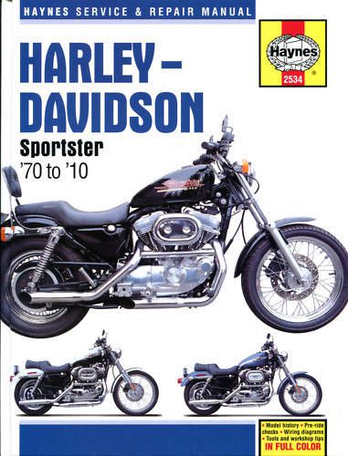 Harley davidson 883 883r xl1000 1200 sportster 1970-2010 haynes handbook 2534