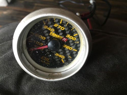 Tenzo r racing sports  carbon fiber oil temperature gauge