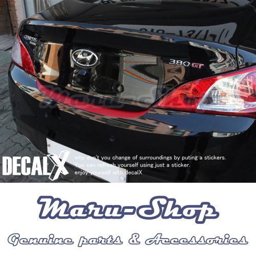 Decalx rear bumper trunk protector decal sticker for 08~ hyundai genesis coupe