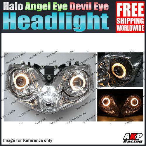 For honda cbr 600 f4i 01-07 02 05 angel devil eye hid headlight assembly yell sf