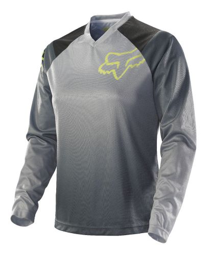Fox racing womens switch kenis grey yellow dirt bike jersey motocross mx atv '14