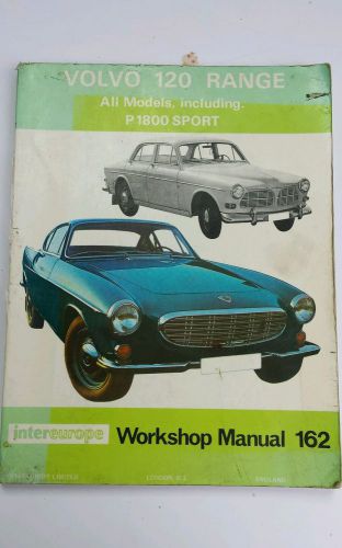 Volvo 120 series 1800/es sport - workshop manual 162 - intereurope