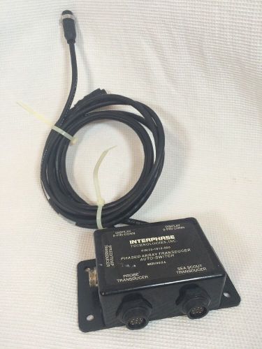 Interphase phased array transducer auto switch 23-1012-000 twinscope