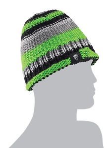 Arctic cat adult team arctic beanie hat - gray / lime green 5263-063