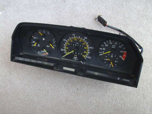1985 mercedes benz 190 instrument cluster gauges speedometer tach